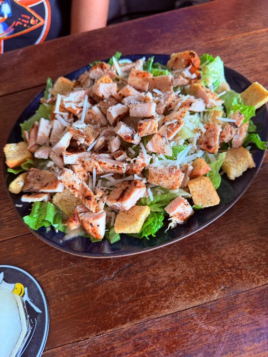 Caesar salad with grilled chicken — one of the Daily Special choices